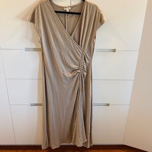 Max Studio Tan Textured Garment